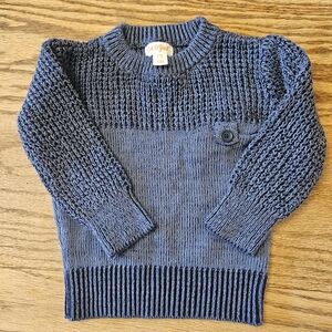 Cat & Jack Navy pull over sweater 12 month